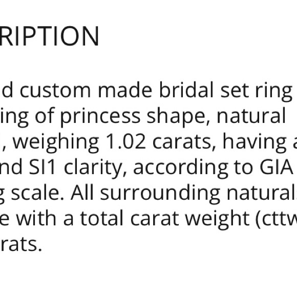 GIA Stunning Princess Diamond wedding ring - Picture 4 of 8